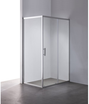 Душевая кабина mixxus HARD SC 01-100x80x185-TR CHROME прозрачное стекло (MI6911)