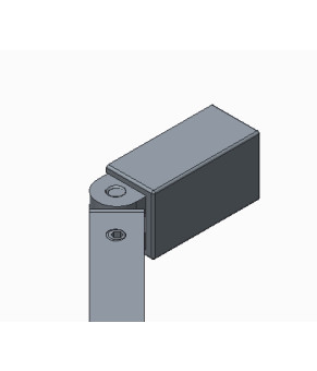 Стеклянная шторка на ванну Koer SR BS04 95x140см Графит (KR5404)