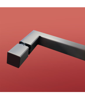 Стеклянная шторка на ванну Koer SR BS04 95x140см Графит (KR5404)