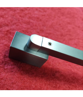 Стеклянная шторка на ванну Koer SR BS04 95x140см Графит (KR5404)