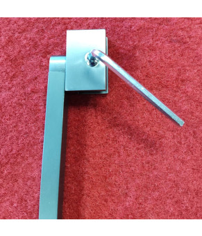 Стеклянная шторка на ванну Koer SR BS04 95x140см Графит (KR5404)