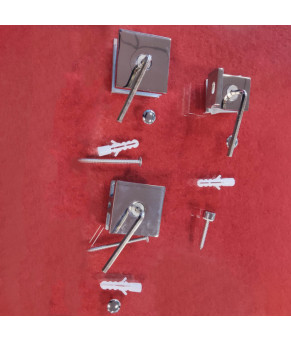 Боковая стенка Koer SR SW04-80x200-TR-01 прозрачное стекло Easy Clean 10мм, хром (KR5389)