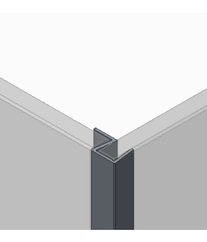 Боковая стенка Koer SR SW04-80x200-TR-01 прозрачное стекло Easy Clean 10мм, хром (KR5389)