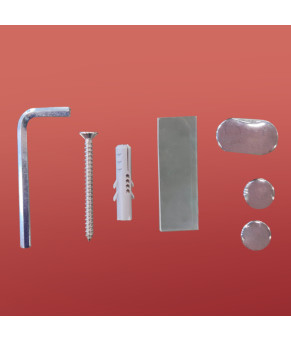 Боковая стенка Koer SR SW04-80x200-TR-01 прозрачное стекло Easy Clean 10мм, хром (KR5389)