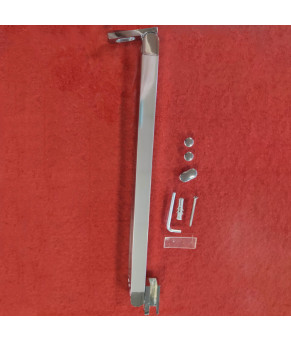 Боковая стенка Koer SR SW04-80x200-TR-01 прозрачное стекло Easy Clean 10мм, хром (KR5389)