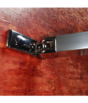 Боковая стенка Koer SR SW04-80x200-TR-01 прозрачное стекло Easy Clean 10мм, хром (KR5389)