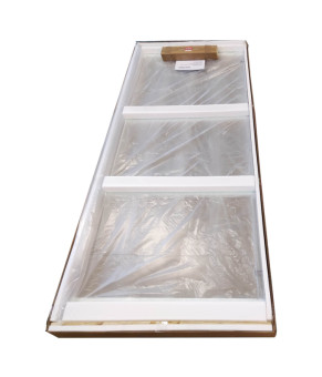 Боковая стенка Koer SR SW04-80x200-TR-01 прозрачное стекло Easy Clean 10мм, хром (KR5389)