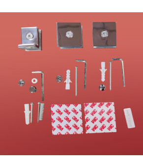 Боковая стенка Koer SR SW04-80x200-TR-01 прозрачное стекло Easy Clean 10мм, хром (KR5389)