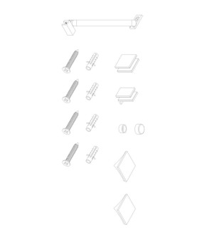 Боковая стенка Koer SR SW04-80x200-TR-01 прозрачное стекло Easy Clean 10мм, хром (KR5389)