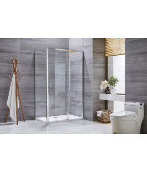 Душевая кабина (100*80 см) Mixxus Premium DIVERSE SC03-100x80x195-TR Chrome (MI6865)