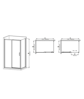 Душевая кабина MIXXUS PREMIUM (120*80 см) SC03-120x80x195-TR (MI6868)