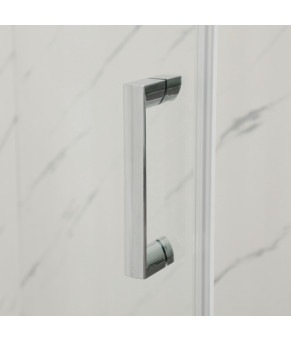 Душевая кабина Mixxus Premium DIVERSE  (90*90 см) SC02-90x90x195-TR Chrome прозрачное стекло (MI6861)