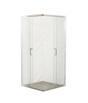 Душевая кабина Mixxus Premium DIVERSE  (90*90 см) SC02-90x90x195-TR Chrome прозрачное стекло (MI6861)