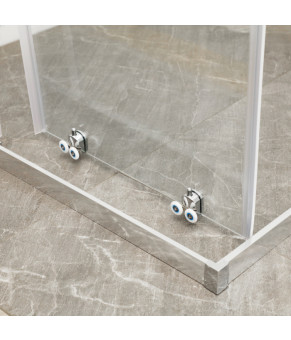 Душевая кабина Mixxus Premium DIVERSE  (90*90 см) SC02-90x90x195-TR Chrome прозрачное стекло (MI6861)
