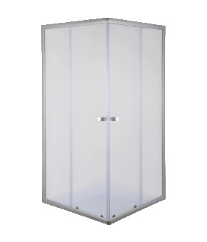 Душевая кабина с низким поддоном Mixxus CUBIC SCT01-90x90x195-FB CHROME матовое стекло 4мм (MI6903)