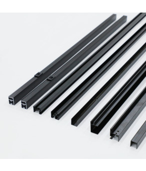 Душова кабіна без піддону Mixxus Premium BEVEL SC01-90x90x195-TR Black прозоре скло 6мм (MI6864)