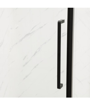 Душова кабіна без піддону Mixxus Premium BEVEL SC01-90x90x195-TR Black прозоре скло 6мм (MI6864)