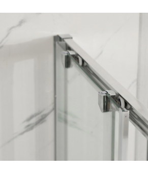Душова кабіна без піддону Mixxus Premium DIVERSE SC03-120x80x195-TR Chrome прозоре скло 6мм (MI6867