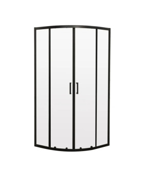 Душевая кабина Mixxus Premium (90*90 см) DIVERSE SC01-90x90x195-TR Black  (MI6860)