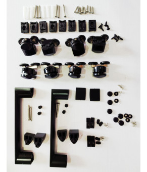 Душевая кабина Mixxus Premium (90*90 см) DIVERSE SC01-90x90x195-TR Black  (MI6860)