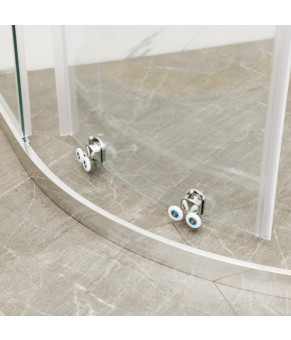 Душевая кабина без поддона Mixxus Premium (90*90 см) DIVERSE SC02-90x90x195-TR CHROME (MI6859)