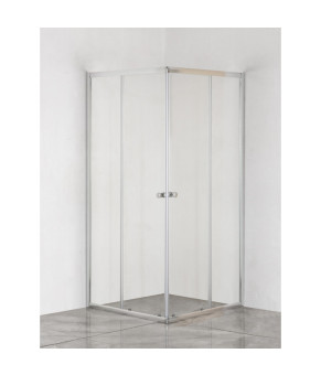 Душевая кабина mixxus CUBIC (90*90 см) SC01-90x90x185-TR CHROME прозрачное стекло (MI6906)