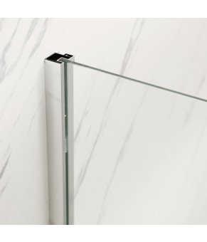 Душова кабіна без піддону Mixxus Premium BEVEL SC01-100x80x195-TR Chrome прозоре скло 6мм (MI6869)