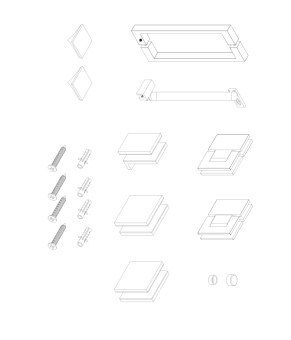Двери в нишу Koer SR SD04-100x200-TR-01 прозрачное стекло Easy Clean 10мм, хром (KR5386)