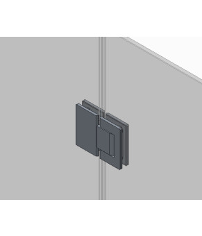 Двери в нишу Koer SR SD04-100x200-TR-01 прозрачное стекло Easy Clean 10мм, хром (KR5386)