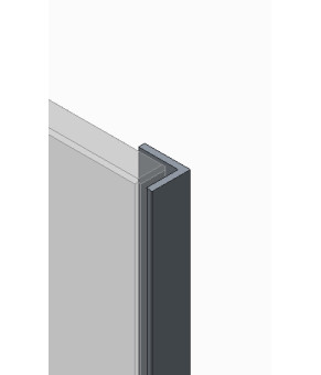 Двери в нишу Koer SR SD04-100x200-TR-01 прозрачное стекло Easy Clean 10мм, хром (KR5386)