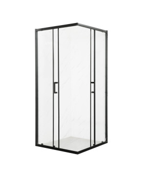 Душевая кабина Mixxus Premium (90*90 см) DIVERSE SC02-90x90x195-TR Black (MI6862)