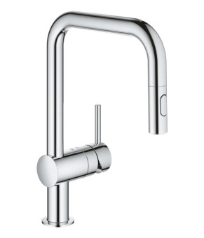 Змішувач для кухні з висувним виливом Grohe Minta (32322002)