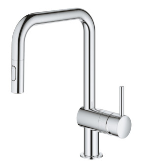 Змішувач для кухні з висувним виливом Grohe Minta (32322002)