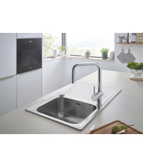 Змішувач для кухні з висувним виливом Grohe Minta (32322002)