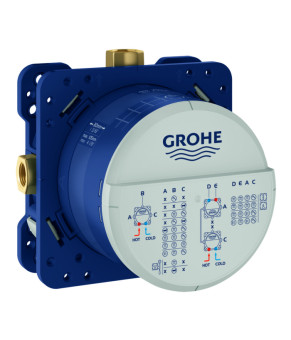 Душова система прихованого монтажу зі змішувачем Grohe Grohtherm SmartControl (UA34614SC4)