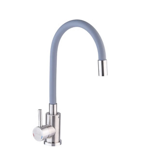 Смеситель для кухни Champion SUS-011 Refl.Gray (нерж. сталь) (CH0333)