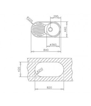 Кухонная мойка Teka DR 80 1B 1D (10110007)