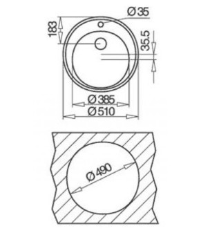 Кухонная мойка Teka Centroval 45 10111020