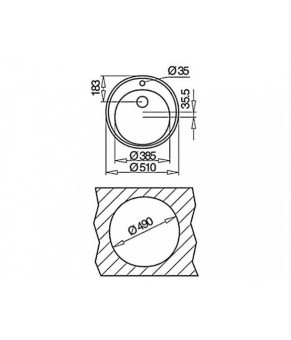 Кухонная мойка Teka Centroval 45 (10111024)