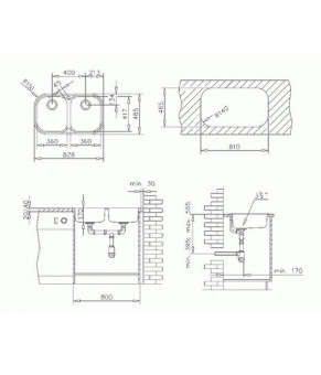 Кухонная мойка Teka Stylo 2B 11107044