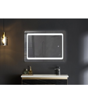 Дзеркало Mixxus TWEE MR09-80x60-REVERSE з LED Touch, Anti-fog, димером, регулюванням яскравості (MI