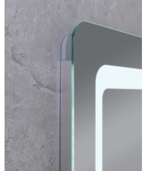Дзеркало Mixxus TWEE MR09-80x60-REVERSE з LED Touch, Anti-fog, димером, регулюванням яскравості (MI