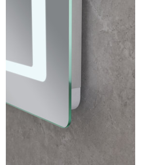 Дзеркало Mixxus STYLE MR13-80x60-REVERSE з LED Touch, Anti-fog, димером, регулюванням яскравості (M