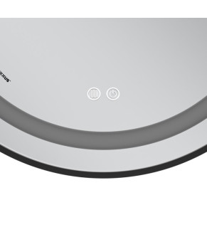 Дзеркало Mixxus Premium ELLIPSE MV05-80x70-REVERSE BLACK (LED Touch, Anti-fog, димер(3-6kK))(MP6646