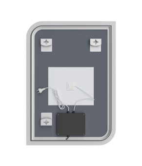 Дзеркало Mixxus Premium BEVEL MA02-90x65-REVERSE (LED Touch, Anti-fog, димер (3-6,5kK)) (MP6641)