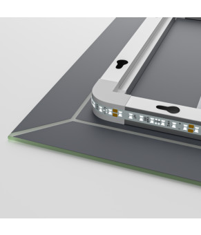 Дзеркало Mixxus Premium CUBIC MR14-80x60-REVERSE (LED Touch, Anti-fog, димер) (MP6648)