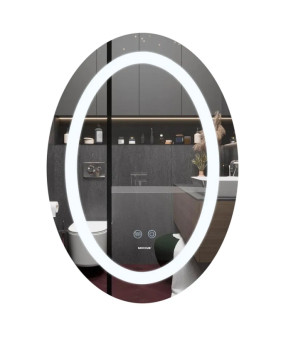 Дзеркало Mixxus PLAIN MV03-50x70 з LED Touch, Anti-fog, димером, рег. яскравості (MI6664)