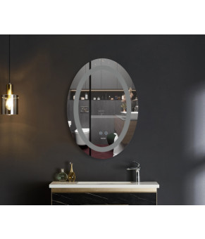 Дзеркало Mixxus PLAIN MV03-50x70 з LED Touch, Anti-fog, димером, рег. яскравості (MI6664)
