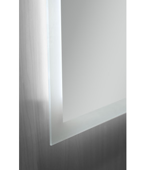 Дзеркало Mixxus FLAT MR04-100x60 з LED Touch, Anti-fog, димером, регулюванням яскравості, годиннико