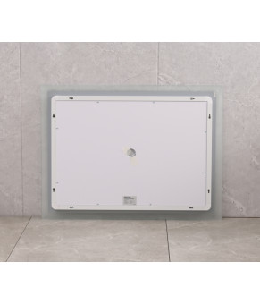 Дзеркало Mixxus FLAT MR04-100x60 з LED Touch, Anti-fog, димером, регулюванням яскравості, годиннико